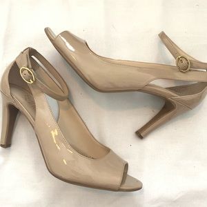 Nude Strappy Peeptoe